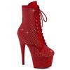Pleaser - ADORE1020RM Bottes de plateforme, Pole dance chaussures - Rouge Product image